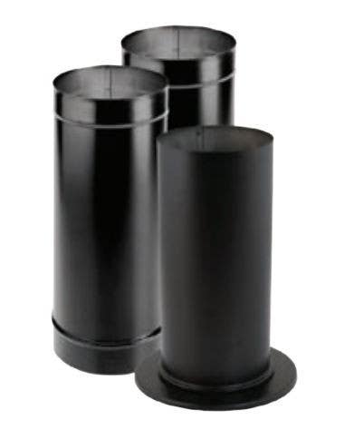 Duravent 6DBK-KSP Dura Black Stove Kit 6"