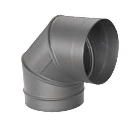 Duravent 6DBK-E90 6" Dura Black 90 Degree Elbow