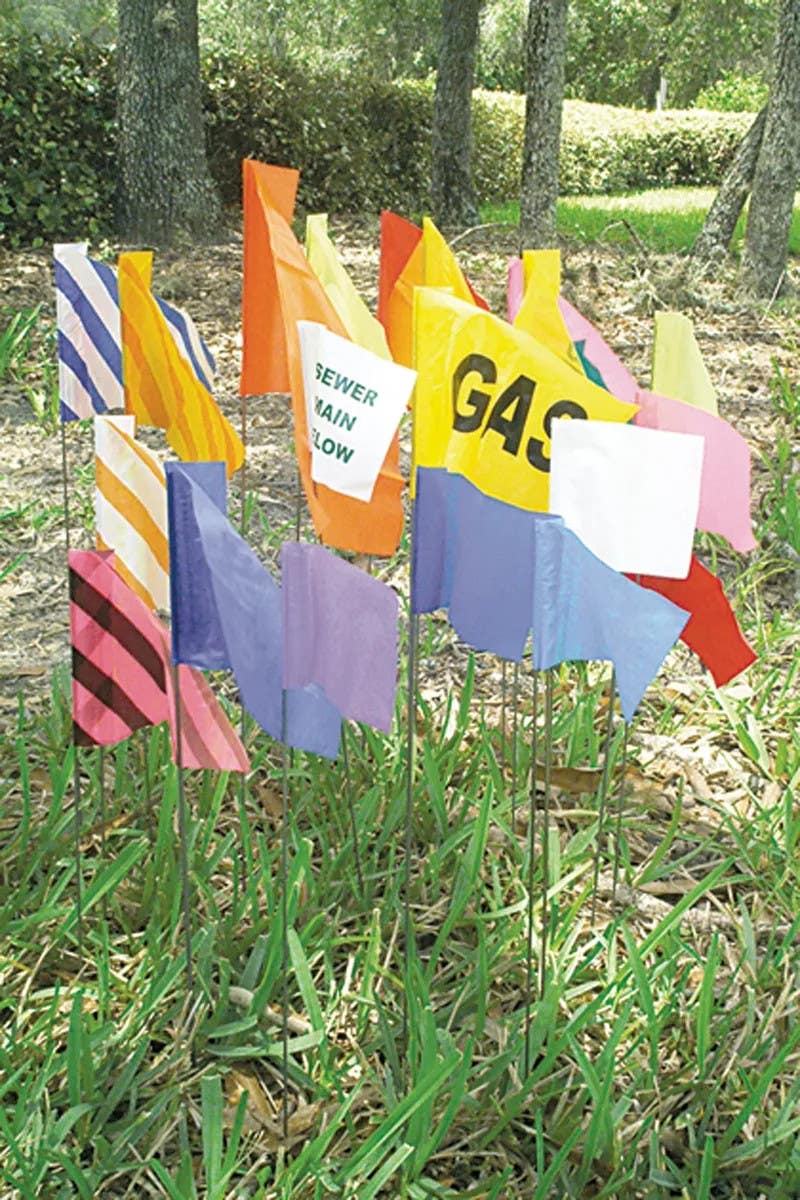 AccuformNMC FMF Utility & Pipeline Marking, Marking Flags, 100/Pk