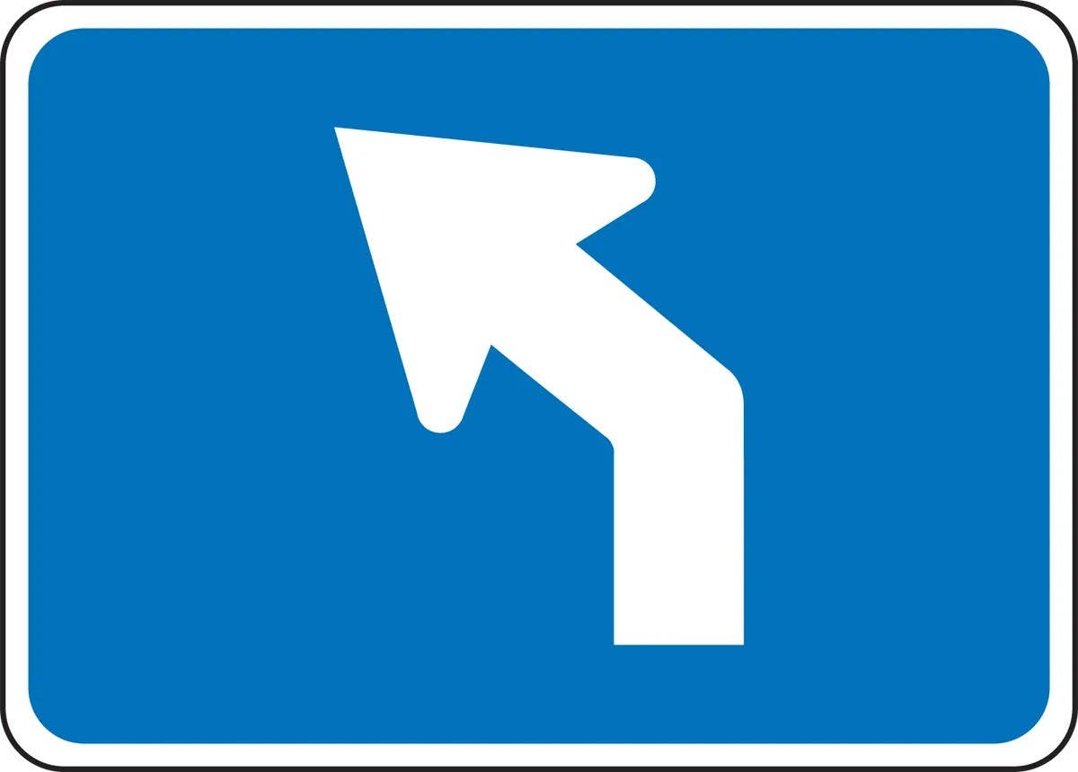 AccuformNMC FRG122 General Service Sign, Arrow, 15" H x 21" W