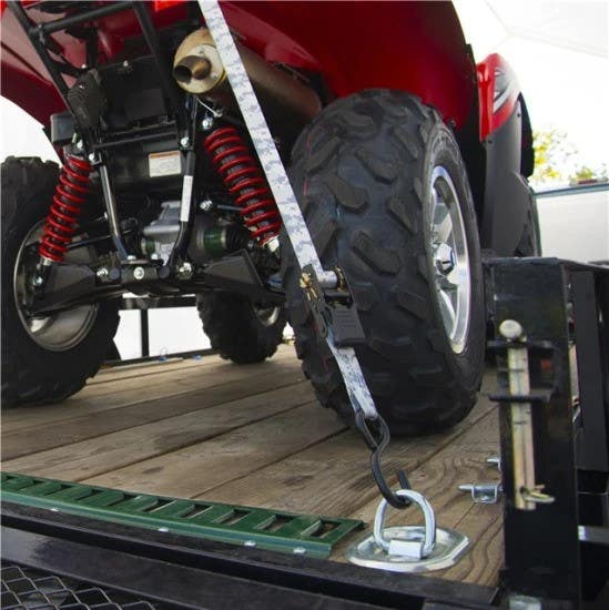 Keeper 43509 1" x 12' High Tension Ratchet Tie-Down w/ S-Hooks, Pack Of 4