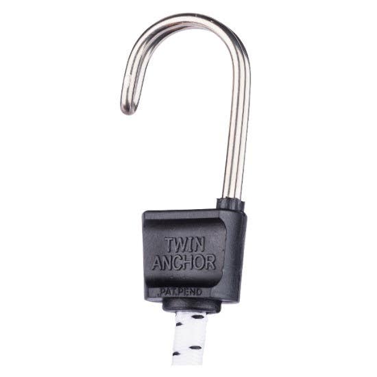 Keeper 06280 48" Marine Twin Anchor Stainless Steel Hook Bungee Cord