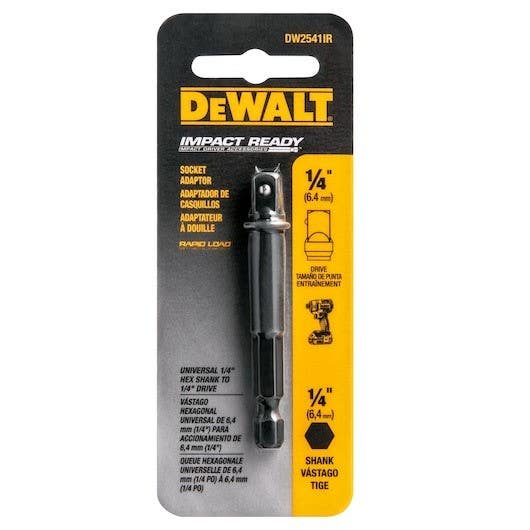DEWALT DW2541IR Impact Driver Rated Socket Adaptors - Best in class durability