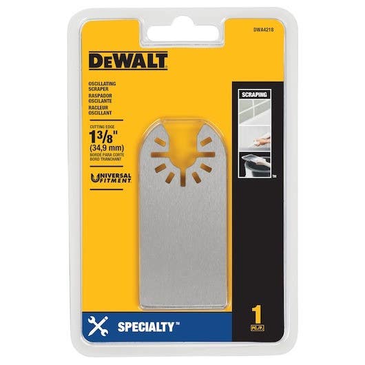 DEWALT DWA4218 1-1/4 In Oscillating Tool Blade Flexible Scraper (1 Pack)