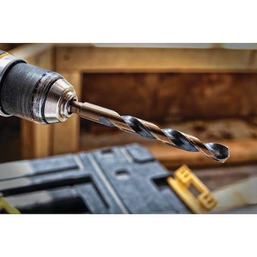 DEWALT DW1104 Black And Gold Metal Drill Bit 2 Pack, 1/16"