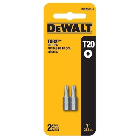 DEWALT DW2660-2 T20 Torx 2" Power Bit