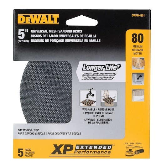 DEWALT DWAM4301 Mesh 5" Random Orbit Sand Paper