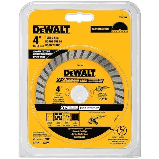 DEWALT DW4700 4" XP Turbo Blade