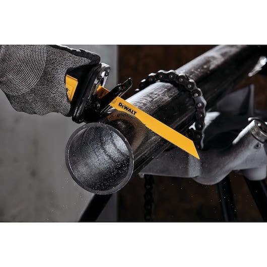 DEWALT DW4 Straight Back Bi-Metal Reciprocating Blade (2 pack)