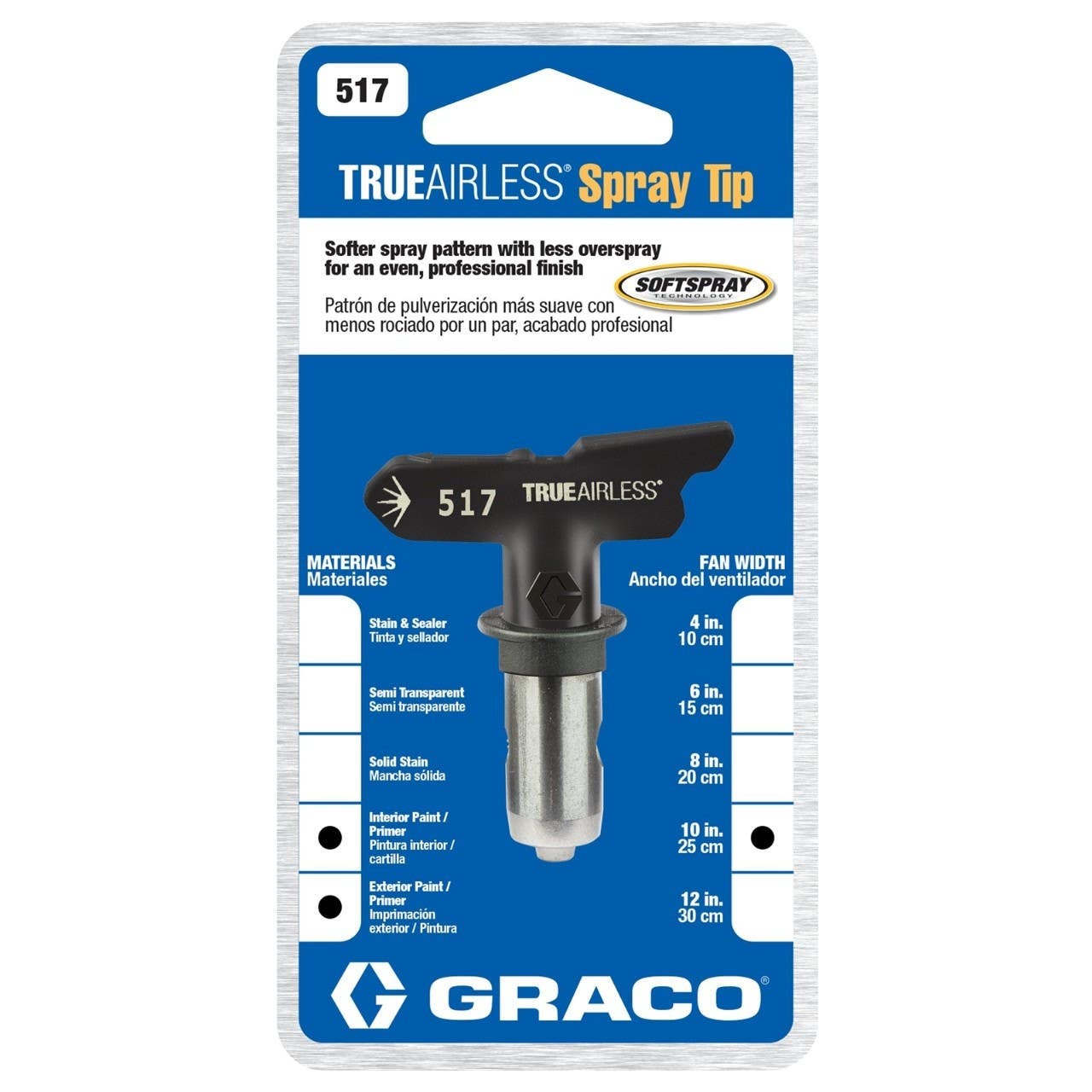 Graco TRU TrueAirless Spray Tip, Reversible
