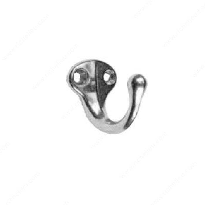 Richelieu 581A 1-1/2 in (38.1 mm) Single Utility Hook