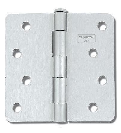 Cal-Royal RH Full Mortise Residential Plain Bearing Square Corner, Finish-Satin Brass