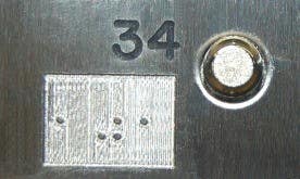 Alpha Communications VI402BRO Braille Engraving - Per Digit