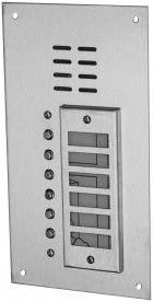 Alpha Communications VI644 ST ST Econ Panel-Flush Flat For Multiple Number of Buttons