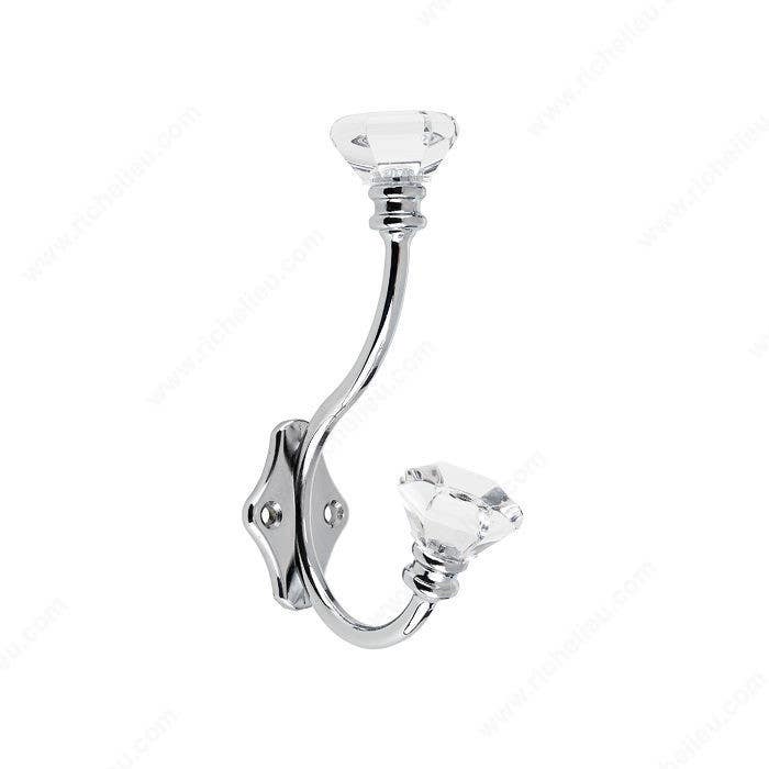 Richelieu NH129414001 Modern Metal and Acrylic Hook