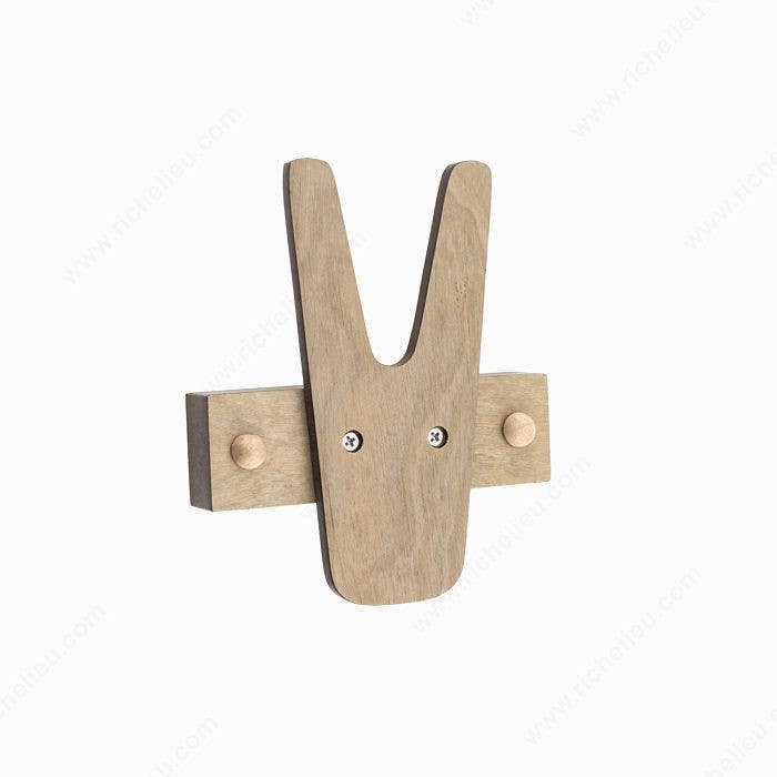 Richelieu RH8032160 Animal Hooks on Panel for Children