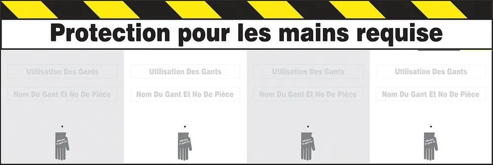 AccuformNMC PPL The Glove Board, 5S/Lean Hand Protection Board