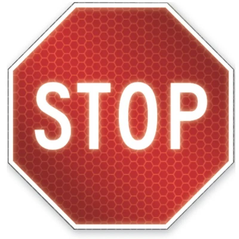 AccuformNMC FRR Traffic Sign, Stop