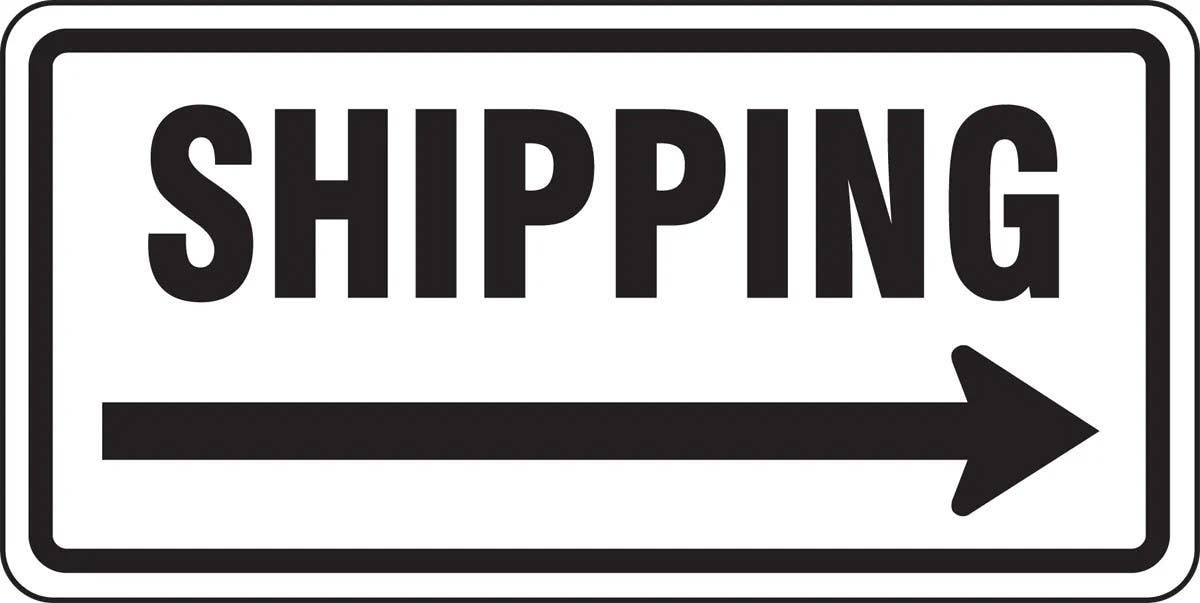 AccuformNMC FRR2 Facility Traffic Sign, Shipping, 12" H x 24" W