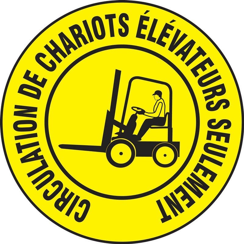 AccuformNMC VPL902LENS LED Sign Projector Lens Only, Forklift Traffic Only