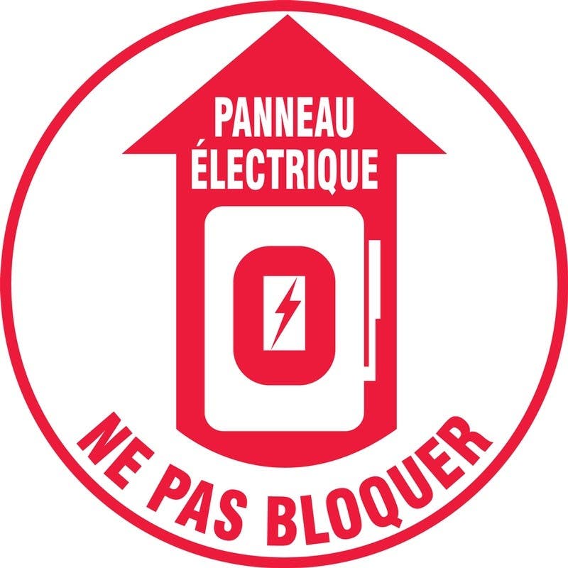 AccuformNMC VPL905LENS LED Sign Projector Lens Only, Electrical Panel, Do Not Block