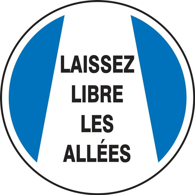 AccuformNMC VPL909LENS LED Sign Projector Lens Only, Keep Aisles Clear