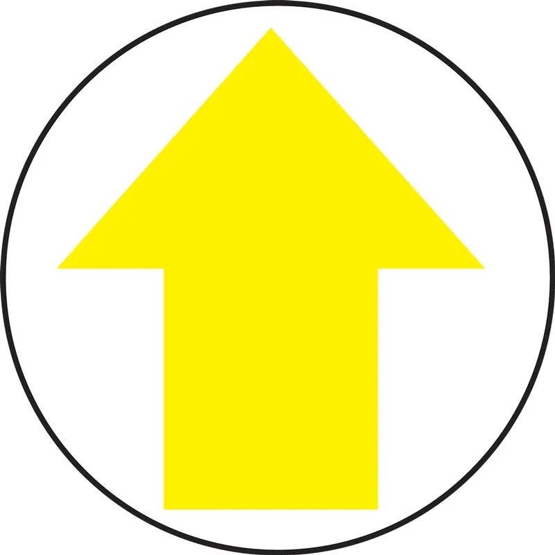 AccuformNMC VPL911LENS LED Sign Projector Lens Only, Yellow Arrow