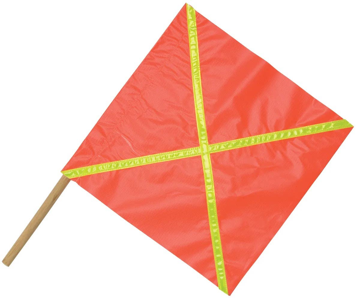 AccuformNMC FSG160 Reflective Warning Flag