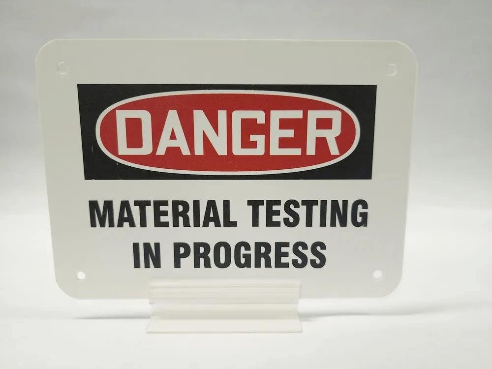 AccuformNMC HFH302 Sign Accessory, Table Top Sign Holder