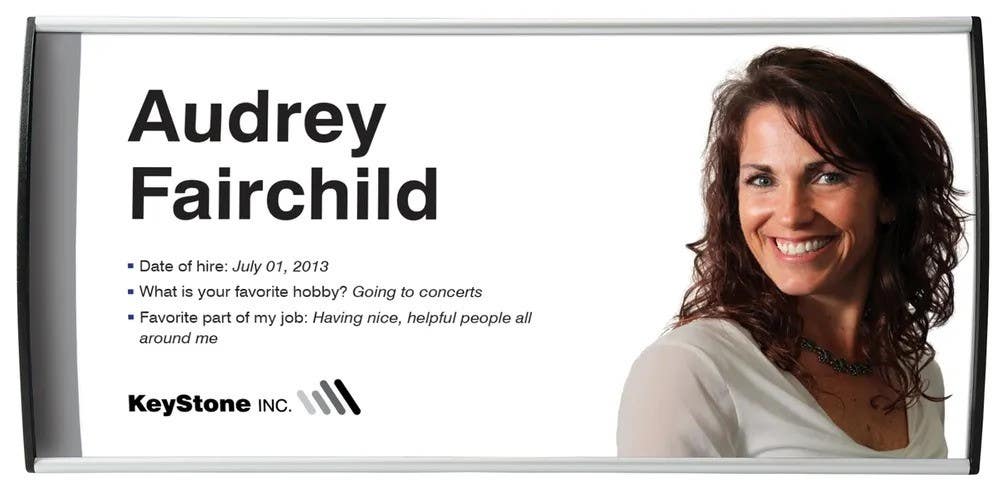 AccuformNMC PNP200 Personalized Name Plates, Name Plate Frame Only