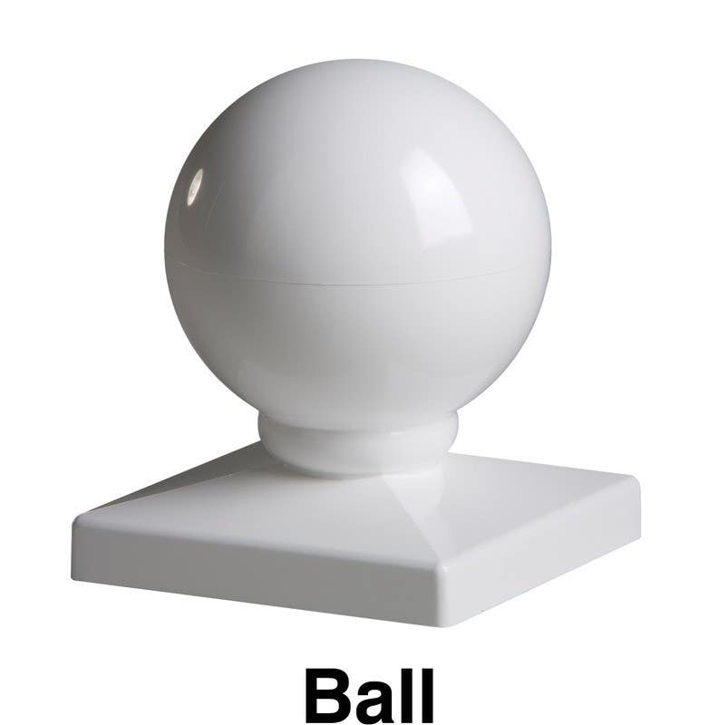 AccuformNMC HSF28 Frame Post & Hardware Post Caps, PVC, 4" x 4"