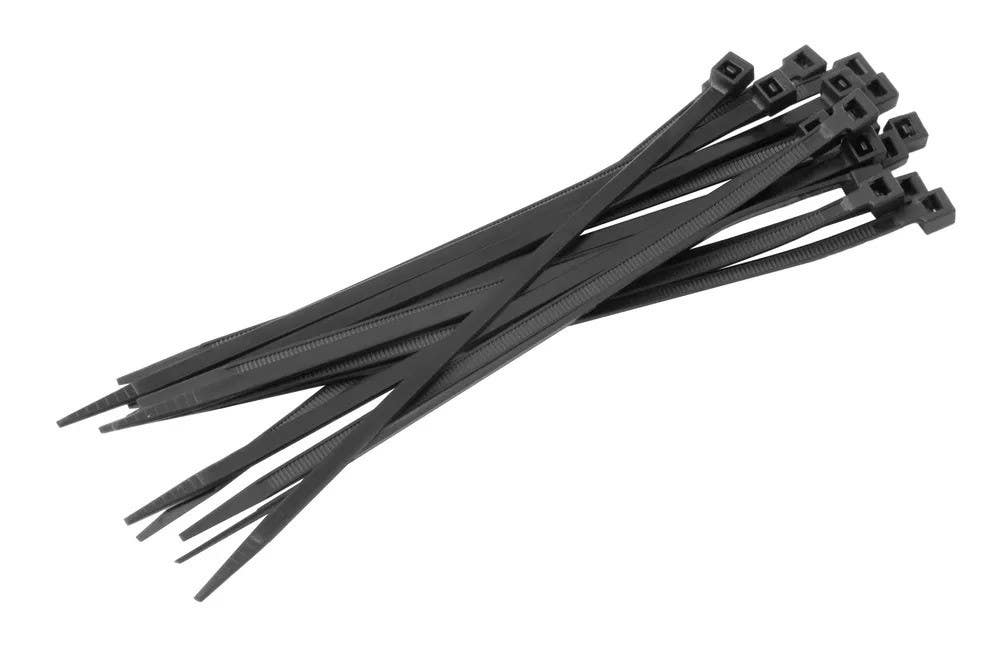 AccuformNMC HTT106 Tag Accessories, Nylon Zip Ties, Black, 10-3/4"
