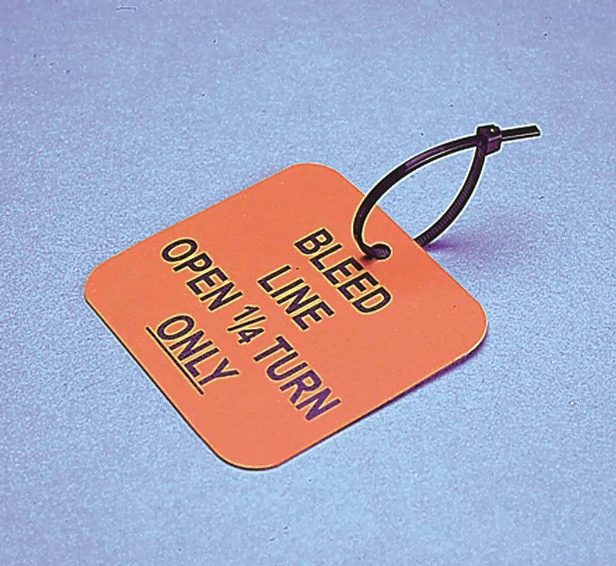 AccuformNMC HTT116 Lock-Style Nylon Ties, 7-1/2"