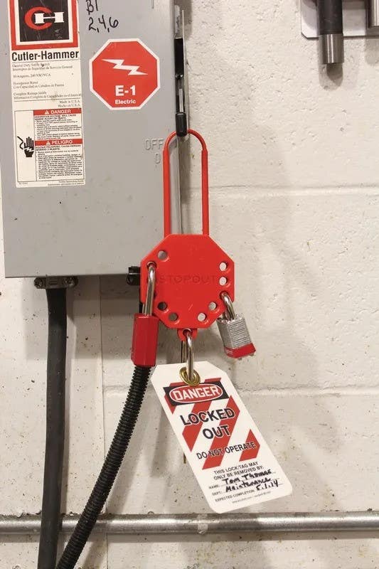 AccuformNMC KDD106 Stopout Group Lock Hasp