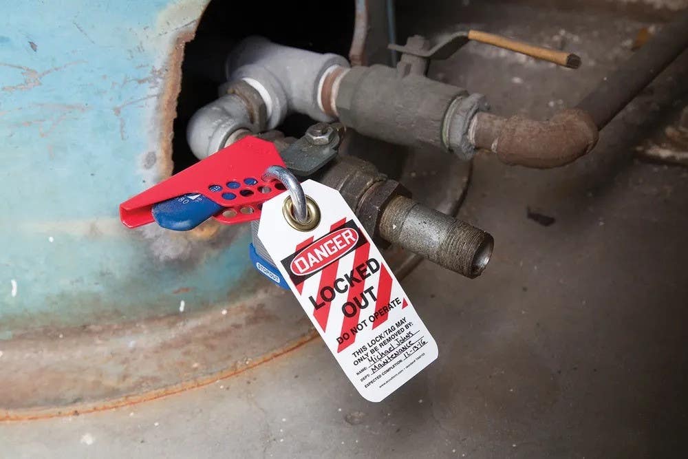 AccuformNMC KDD44 Ball Valve Lockout