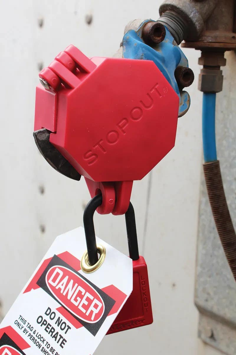 AccuformNMC KDD477 Stopout Trailer-Lock Glad Hand Lockout