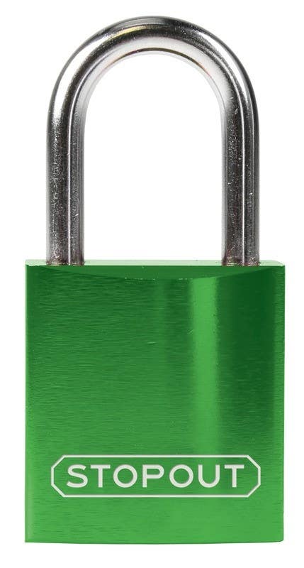 AccuformNMC KDL4 Stopout, Compact Anodized Aluminum Padlocks