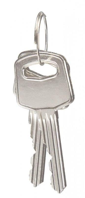 AccuformNMC KDL429 Stopout, Master Key For Compact Anodized Aluminum Padlocks