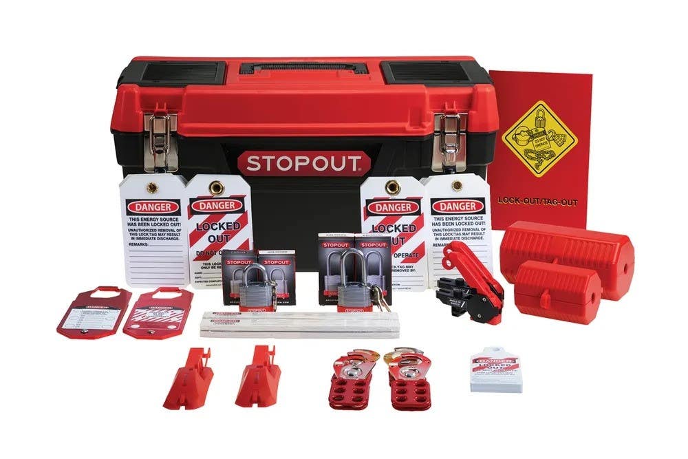 AccuformNMC KSK345 Lockout Kit, Stopout, Deluxe Lockout Kit