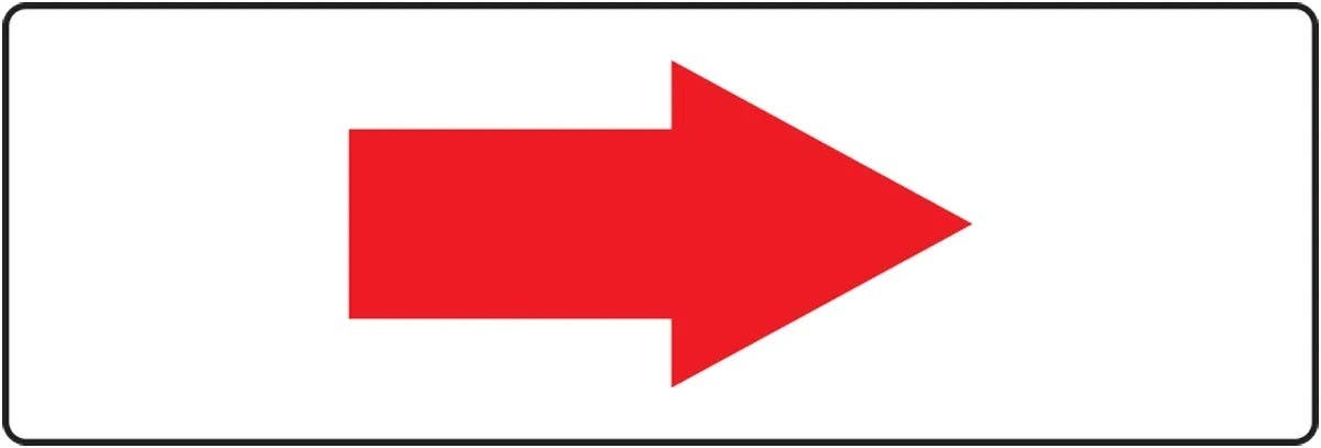 AccuformNMC LADM52 Safety Label, Adhesive Vinyl, 2" H x 6" W, 5/Pk