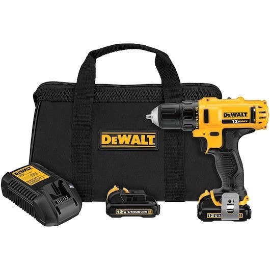 Dewalt DCD710S2 Drill/Driver Kit (12V) 3/8"
