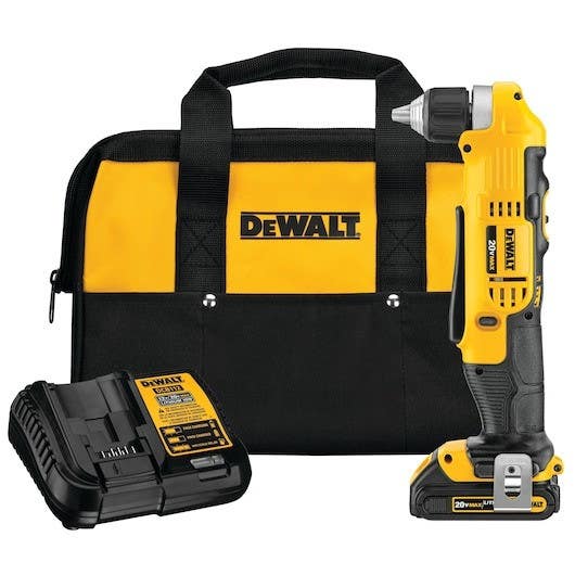 Dewalt DCD740C1 Lithium Angle Drill Kit 20V