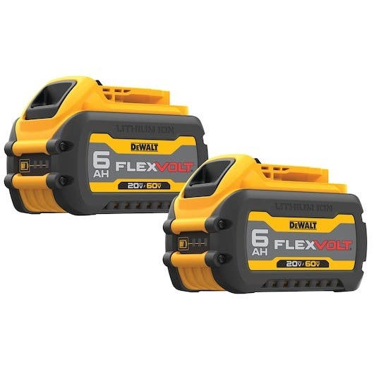 Dewalt DCB606-2 Flexvolt Battery (6Ah) 2 Pack