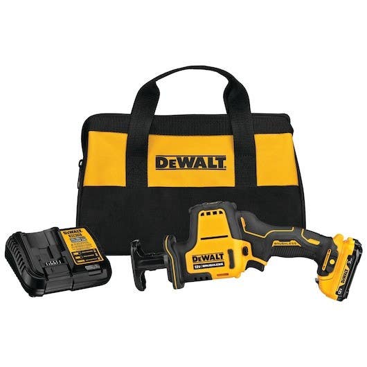 Dewalt DCS312G1 1-Hand Reciprocating Saw Kit 12V
