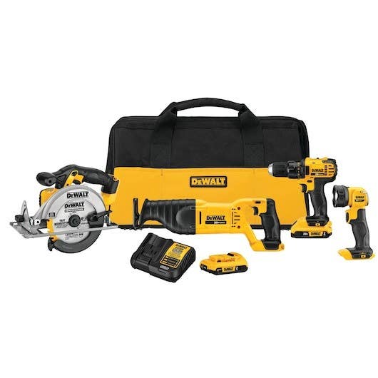 Dewalt DCK423D2 4 Tool Combo Kit 20V