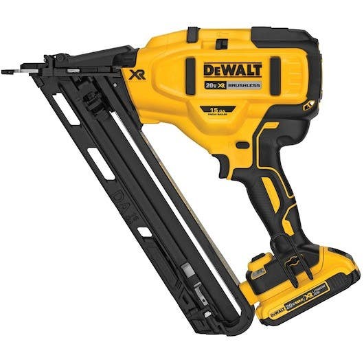 Dewalt DCN650D1 Angled Finish Nailer Kit (15GA) 20V