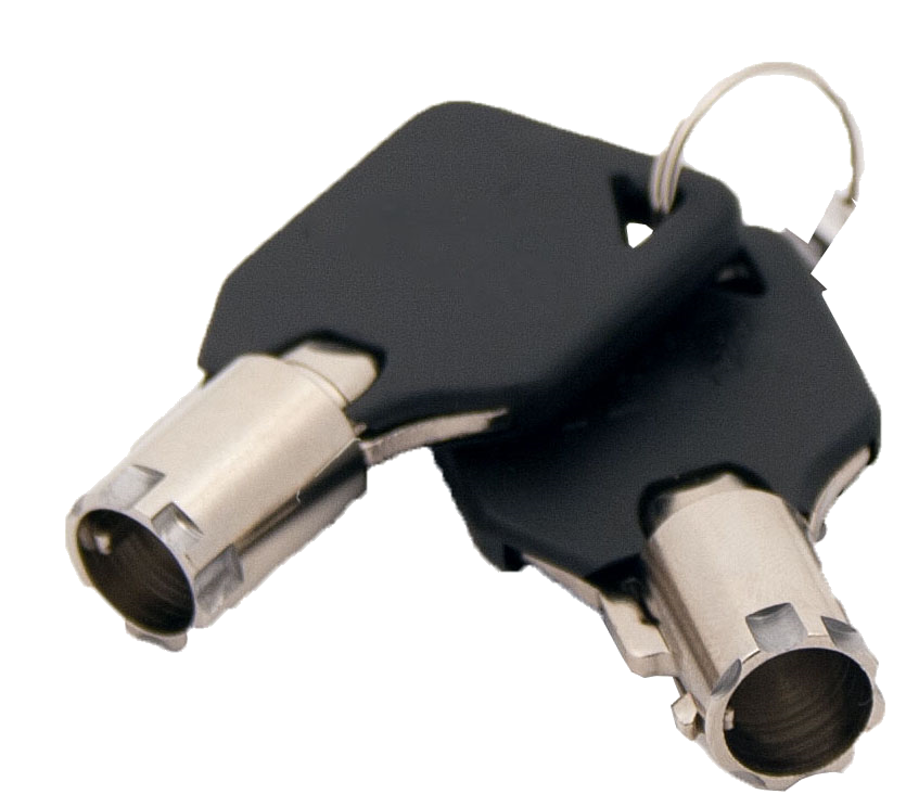 FJM Security 7802S-Keys Combi-Cam Ultra Round Keys Pair of 2