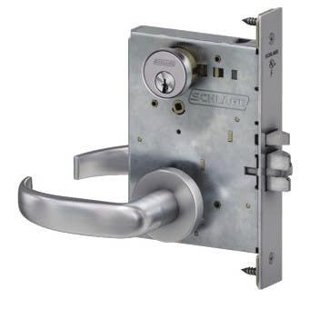 Schlage L Series Grade 1 Mortise Lock w/ M Collection Lever & Rose Trim