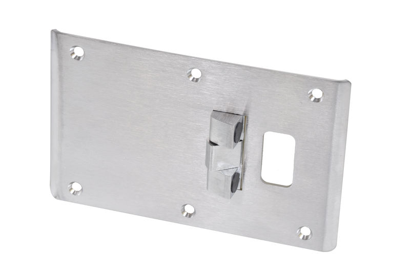 McKinney CSS-9 Combination Strike & Stop, Finish-Dull Chromium