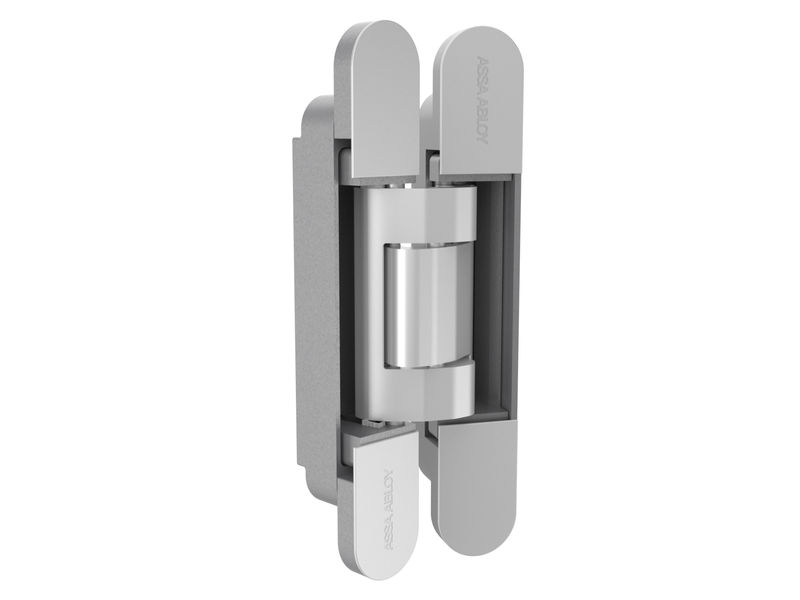 McKinney MK150 Concealed Hinge, 7-7/8" x 1-1/4", Finish-Satin Chrome